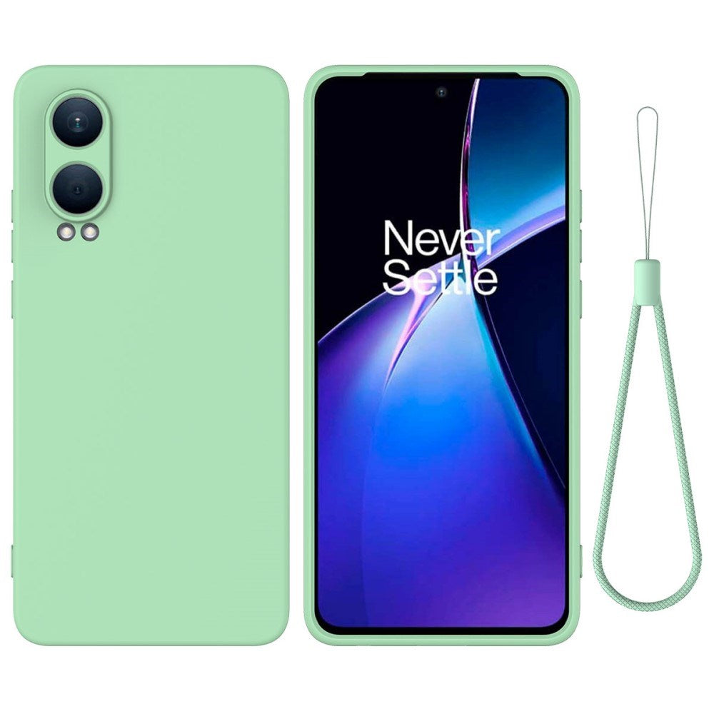 EIDERWOOD OnePlus Nord CE4 Lite (5G) Liquid Silikon Deksel m. Stropp - Grønn