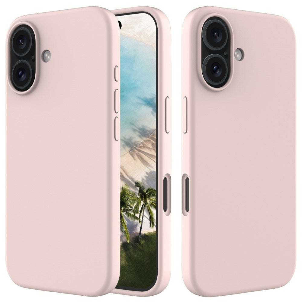 EIDERWOOD iPhone 16 Plus Fôret Silikon Deksel - Rosa