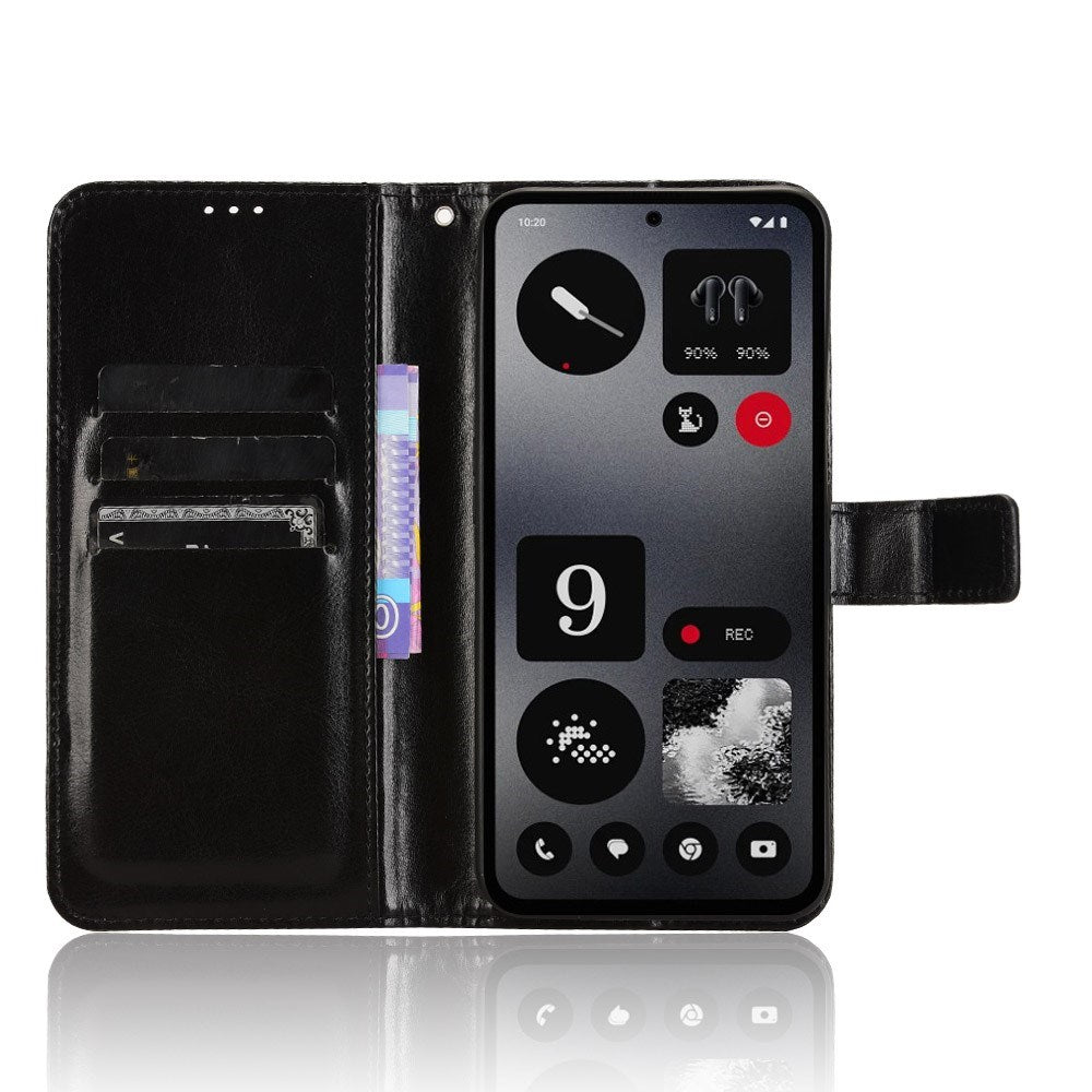 EIDERWOOD Nothing CMF Phone 1 Kunstskinn Flip Deksel m. Strop - Svart