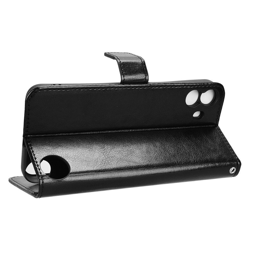 EIDERWOOD Nothing CMF Phone 1 Kunstskinn Flip Deksel m. Strop - Svart