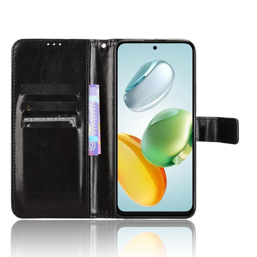 EIDERWOOD Honor 200 Smart Kunstskinn Flip Deksel m. Strop - Svart