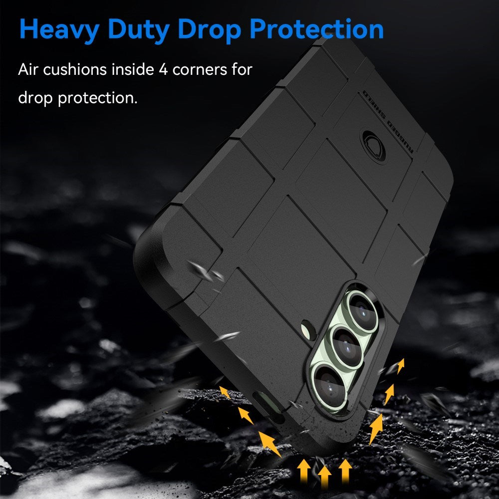 EIDERWOOD Samsung Galaxy S24 FE Rugged Shield Håndverker Deksel - Svart