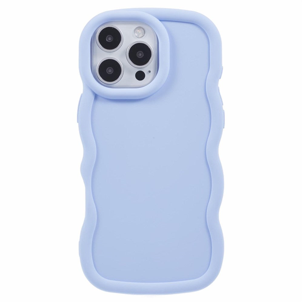 iPhone 16 Pro EIDERWOOD Fleksibelt Plast Wavy Deksel - Lilla