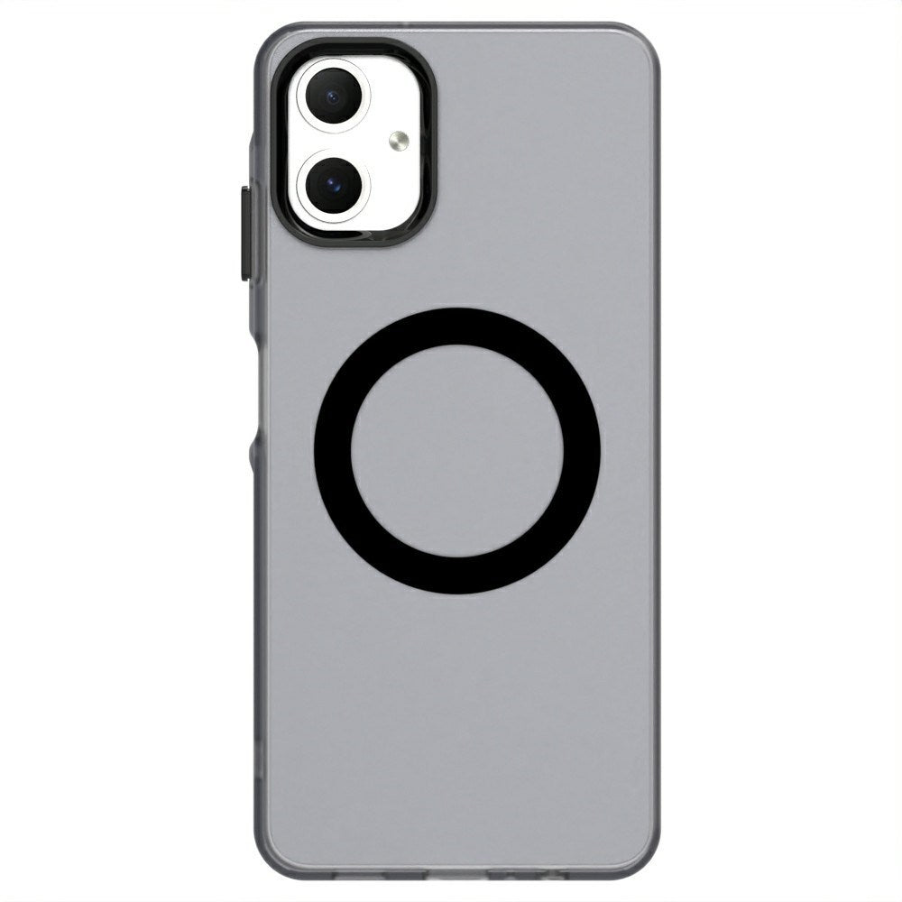 EIDERWOOD Samsung Galaxy A06 Hybrid Plast Deksel - MagSafe Kompatibel - Gjennomsiktig / Svart