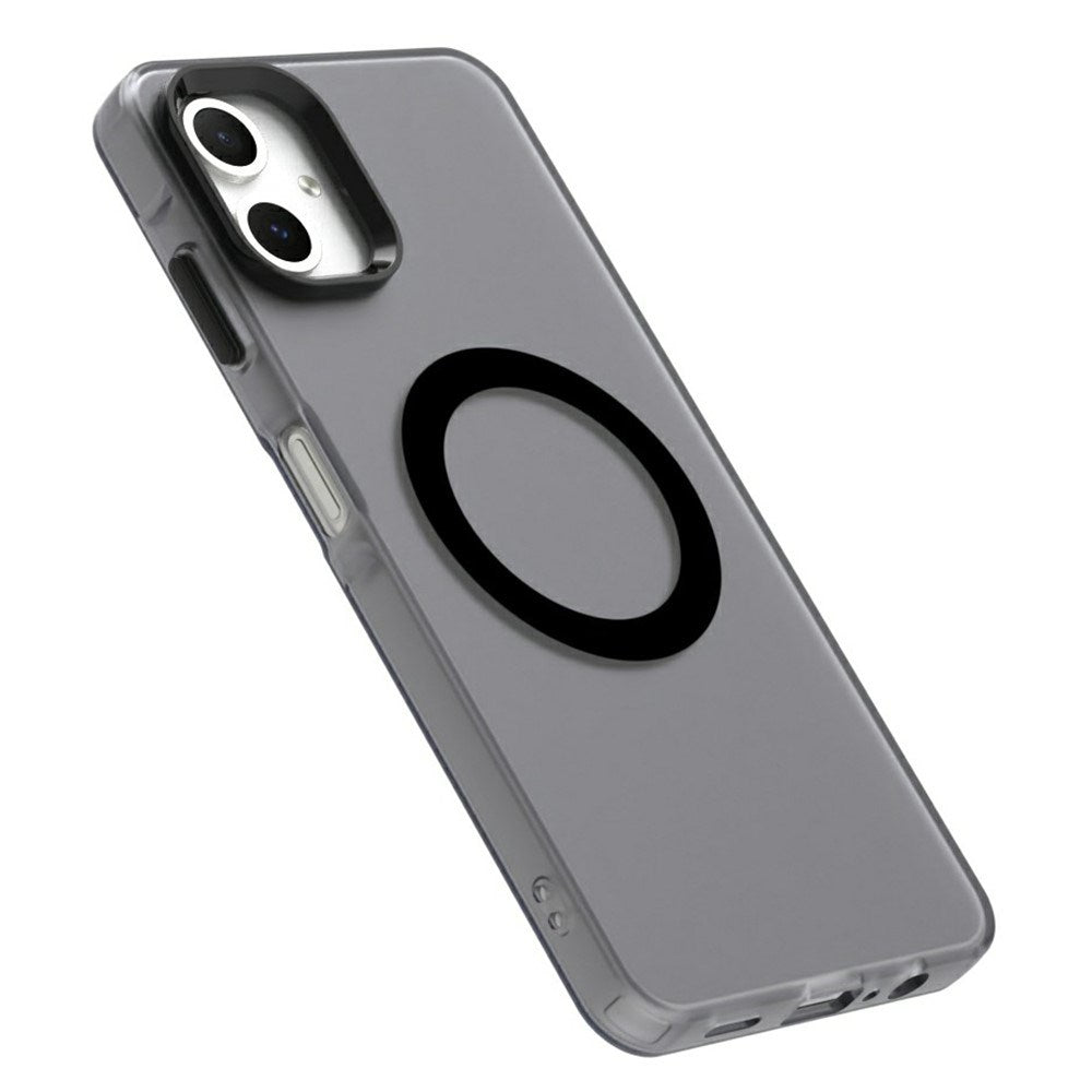 EIDERWOOD Samsung Galaxy A06 Hybrid Plast Deksel - MagSafe Kompatibel - Gjennomsiktig / Svart