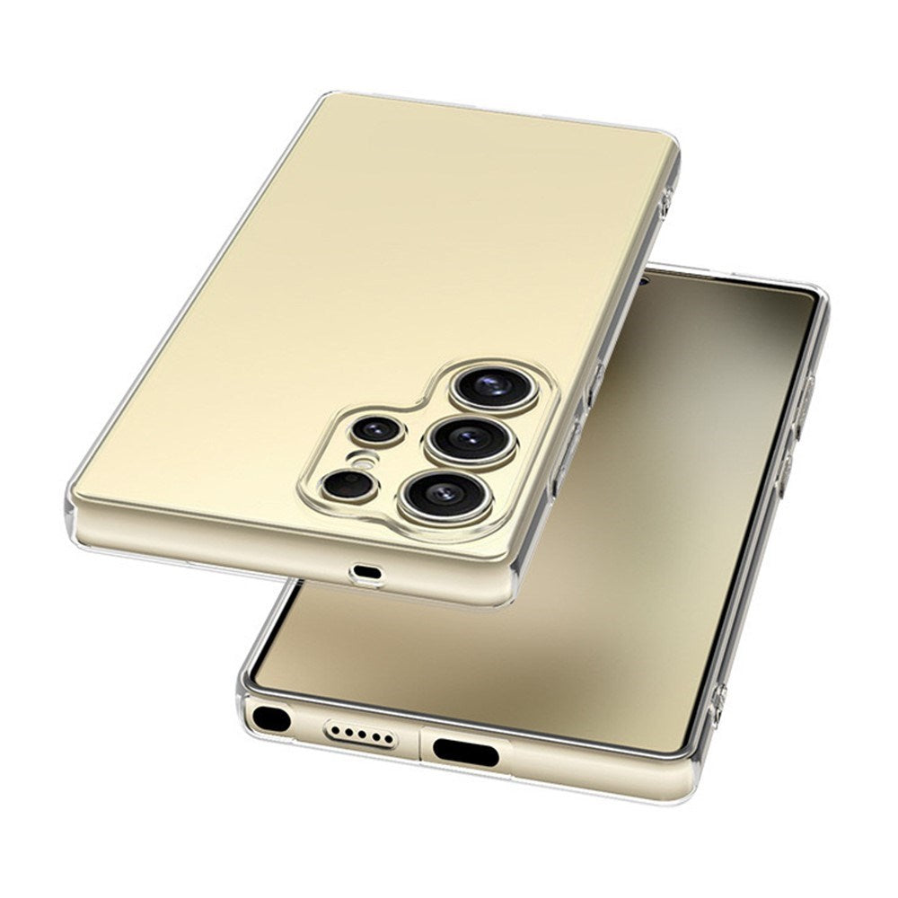 EIDERWOOD Samsung Galaxy S25 Ultra Tynn Fleksibelt Plast Deksel - Gjennomsiktig