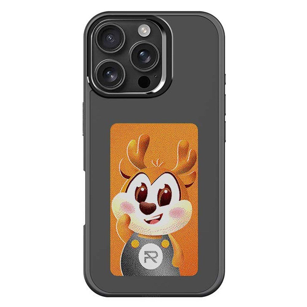 iPhone 16 Pro E-Ink Deksel – Byttbart design – Svart