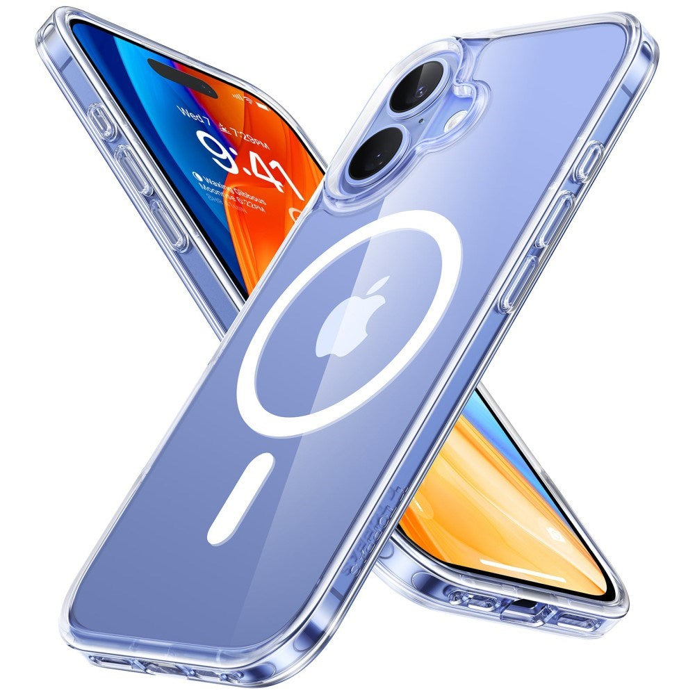 TORRAS iPhone 16 Fleksibelt Plast Deksel - MagSafe Kompatibel - Gjennomsiktig