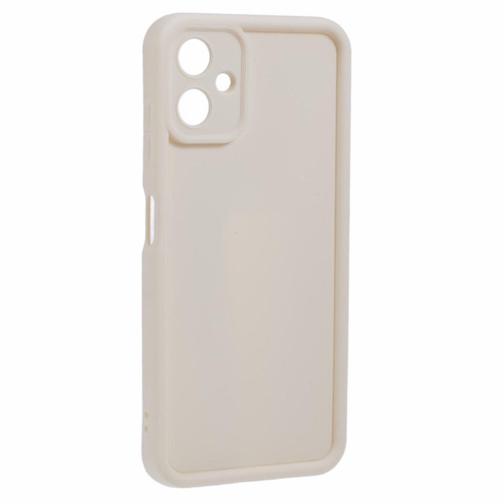 EIDERWOOD Anti-Slip Fleksibelt Plast Deksel - Samsung Galaxy A06 - Beige