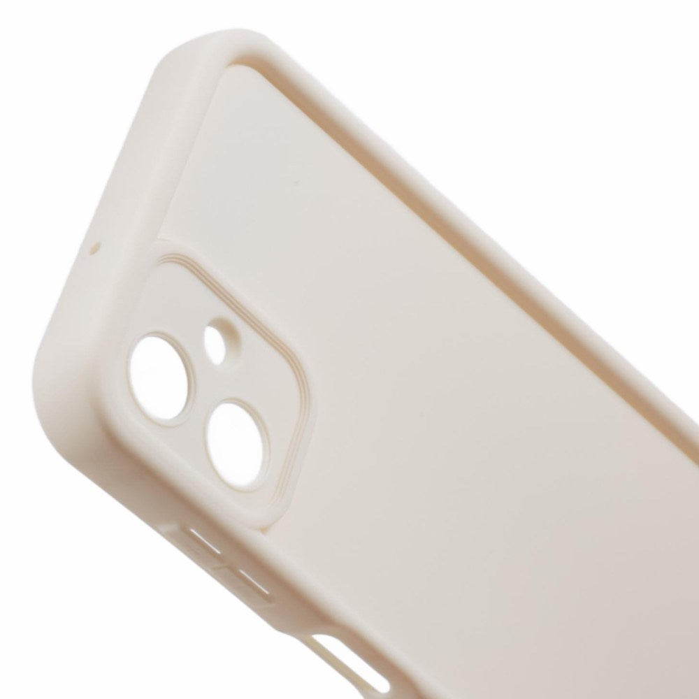 EIDERWOOD Anti-Slip Fleksibelt Plast Deksel - Samsung Galaxy A06 - Beige
