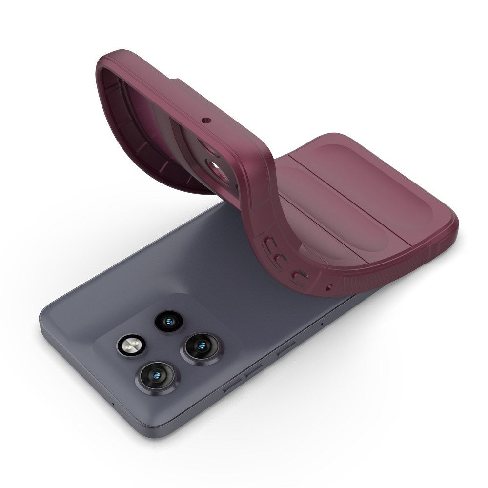 EIDERWOOD Motorola Edge 50 Neo / ThinkPhone 25 Fleksibelt Plast Deksel - Rød