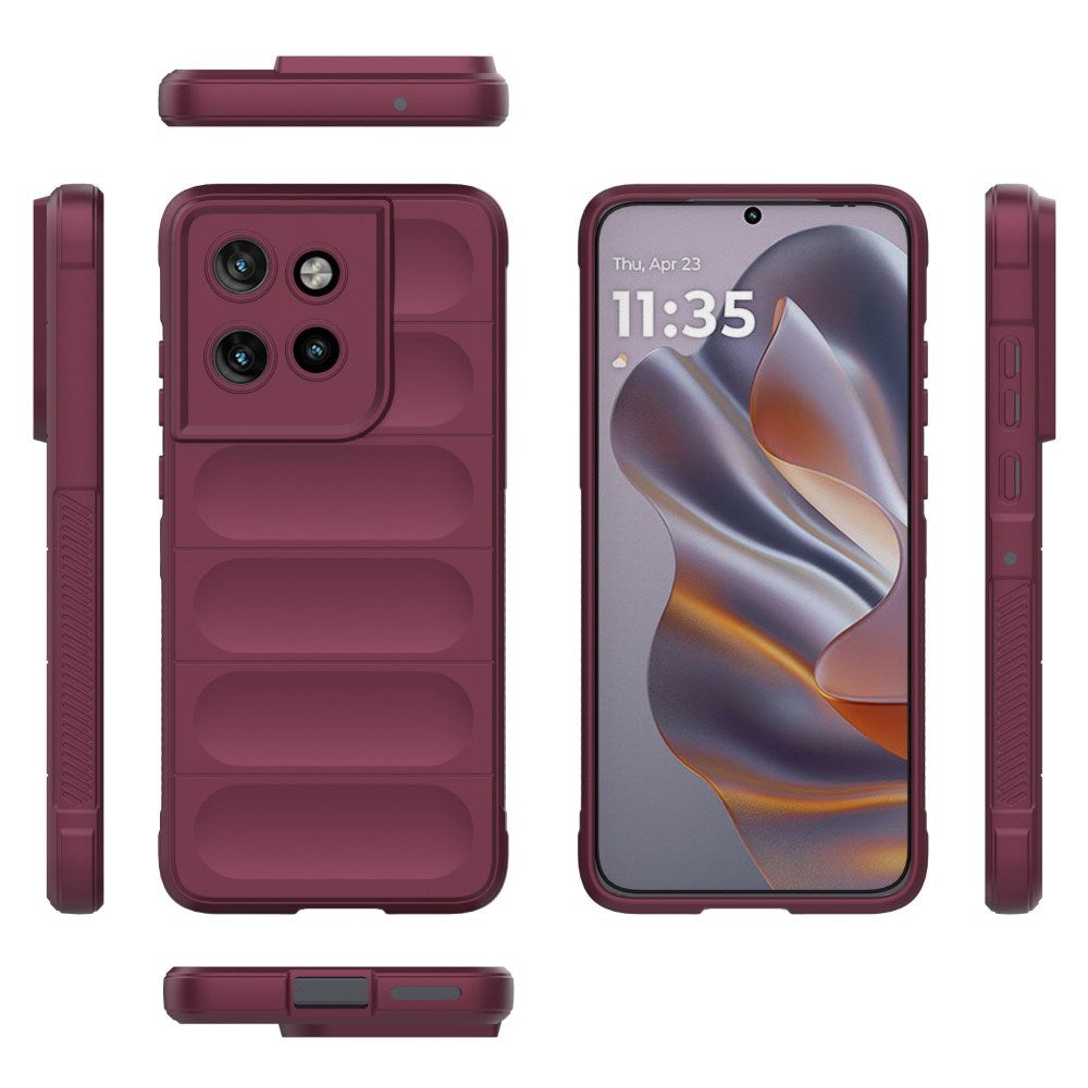 EIDERWOOD Motorola Edge 50 Neo / ThinkPhone 25 Fleksibelt Plast Deksel - Rød