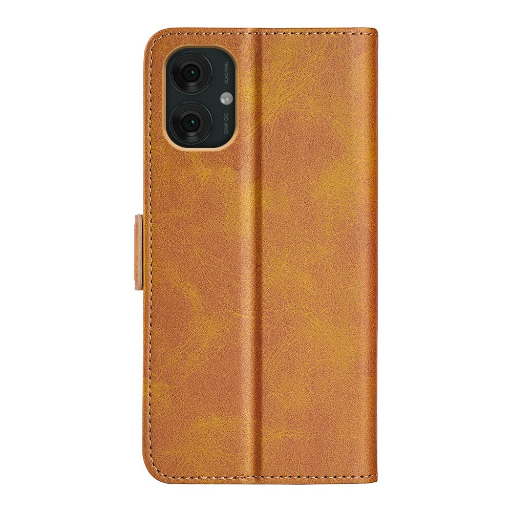 EIDERWOOD Motorola Moto G55 Wallet Flip Deksel i læder med Pung - Brun