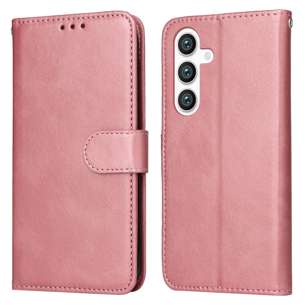 EIDERWOOD Kunstskinn Flip Deksel Samsung Galaxy S25 - Rosa