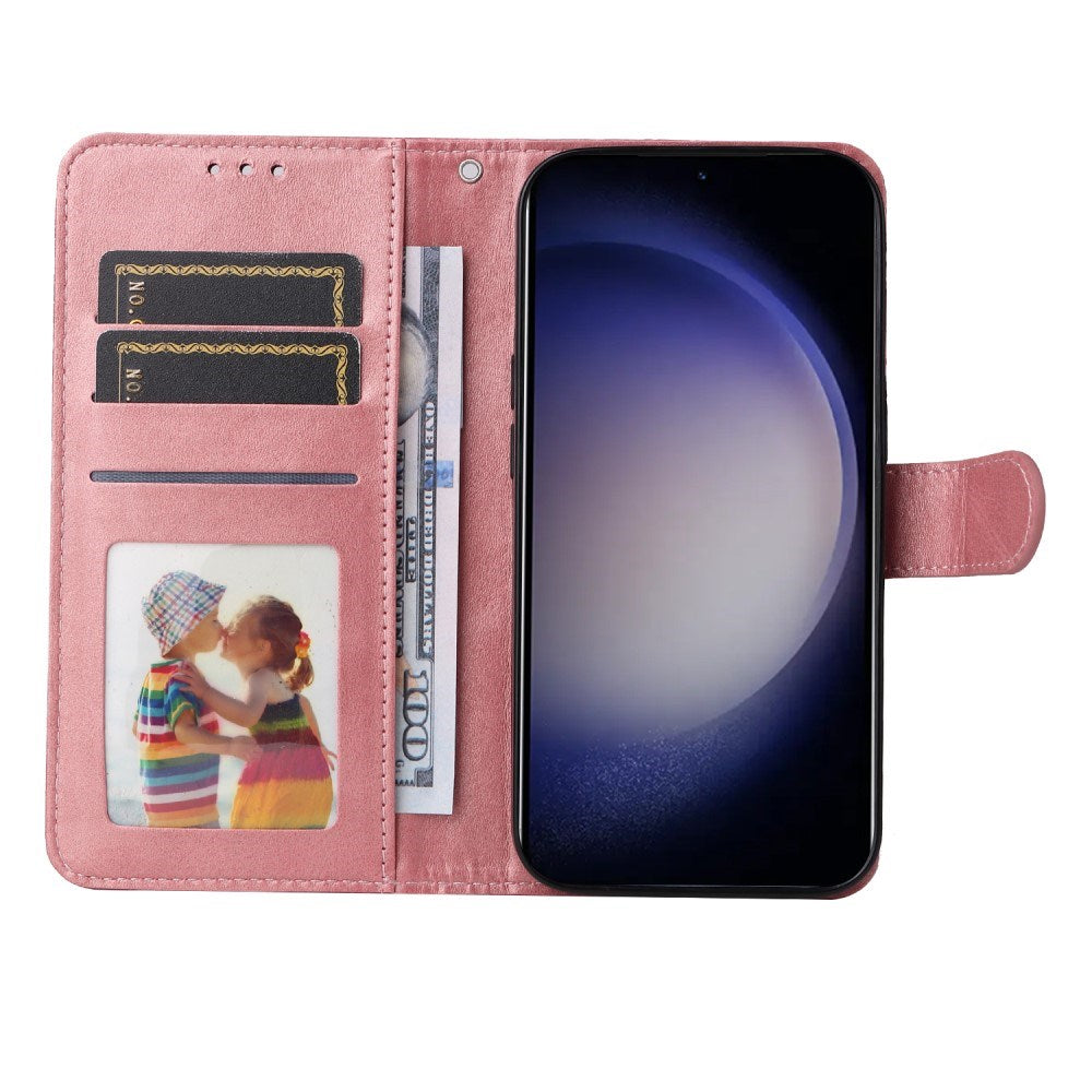 EIDERWOOD Kunstskinn Flip Deksel Samsung Galaxy S25 - Rosa