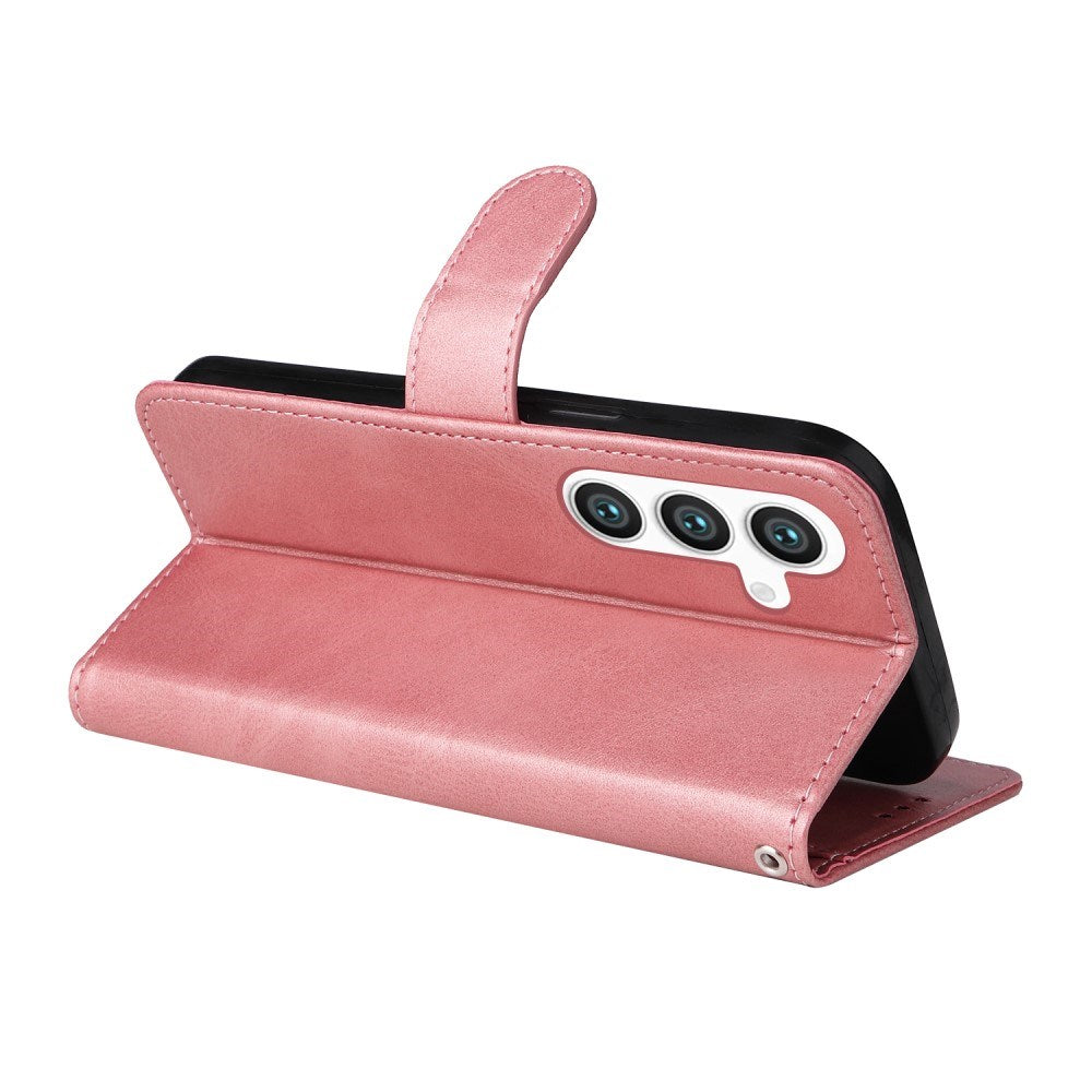 EIDERWOOD Kunstskinn Flip Deksel Samsung Galaxy S25 - Rosa