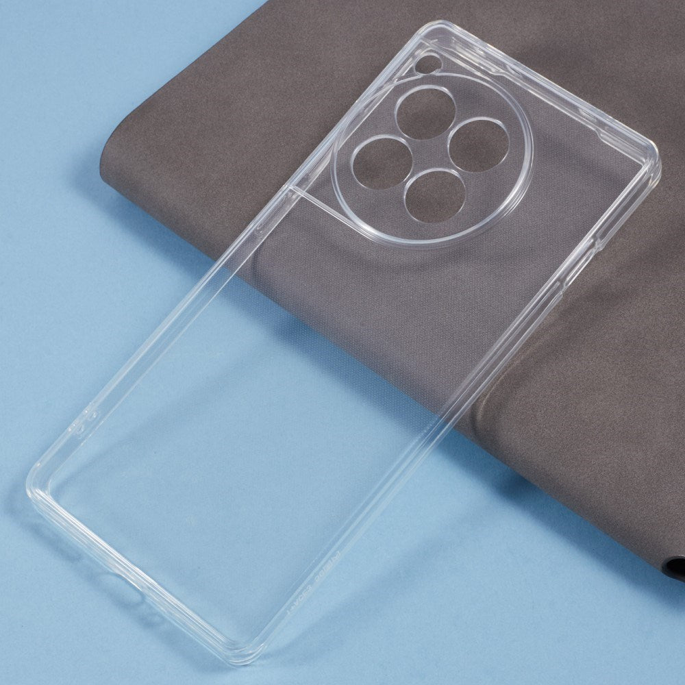 EIDERWOOD OnePlus 12R Fleksibelt Plast Bak Deksel - Gjennomsiktig