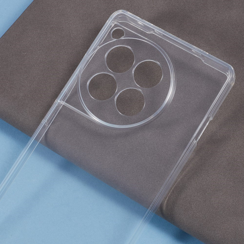 EIDERWOOD OnePlus 12R Fleksibelt Plast Bak Deksel - Gjennomsiktig