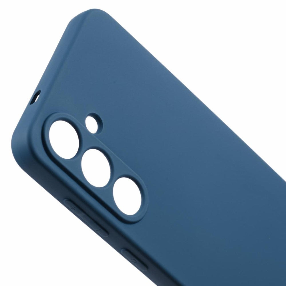 EIDERWOOD - Samsung Galaxy S25 Mykt Plastdeksel - Ripebeskyttelse med Fiberforing - Mørkeblått