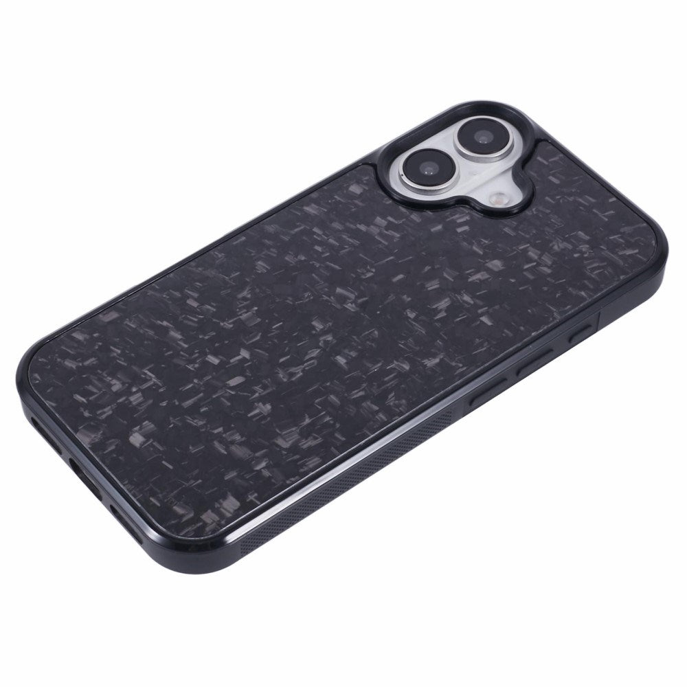 EIDERWOOD iPhone 16 Non-Slip Carbon Deksel - MagSafe Kompatibel - Svart