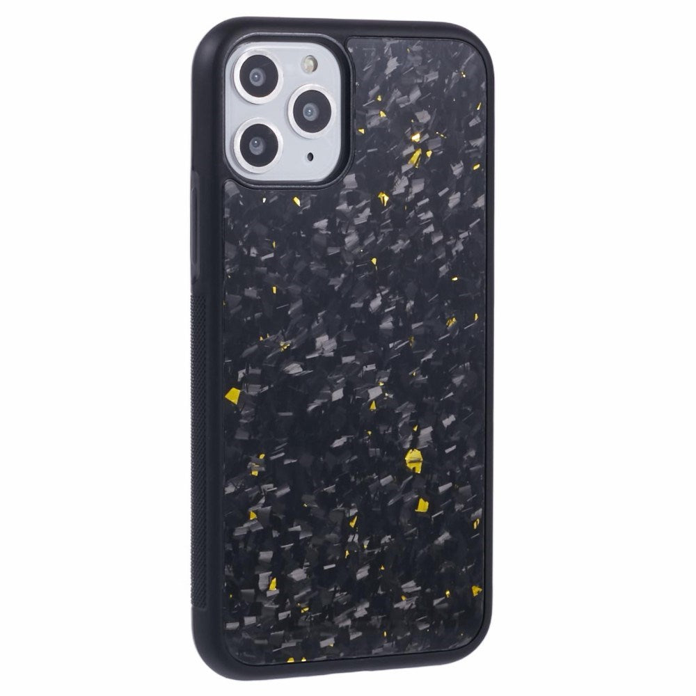 EIDERWOOD iPhone 11 Pro Deksel i Aramidfiber og Myk Plast - Gull