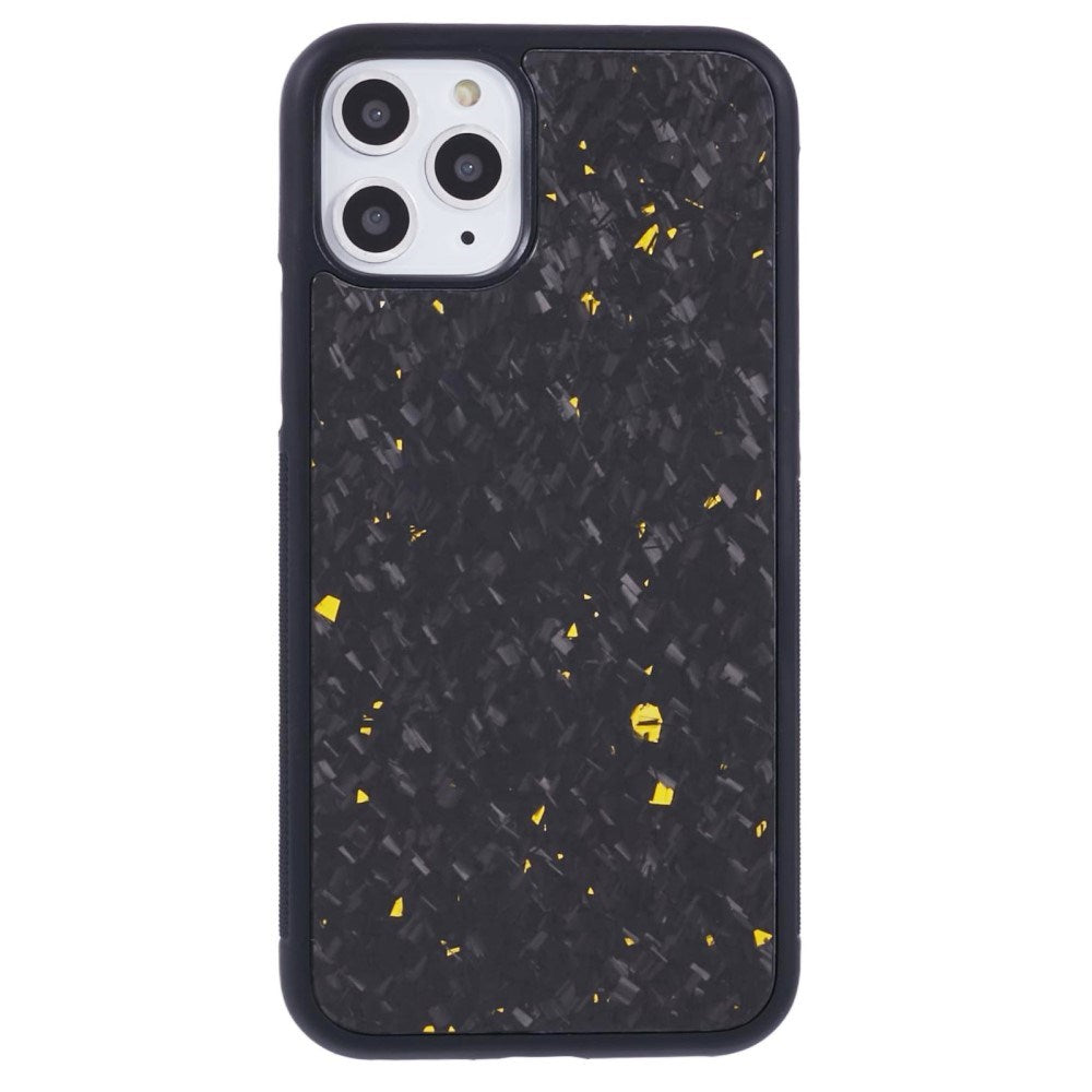 EIDERWOOD iPhone 11 Pro Deksel i Aramidfiber og Myk Plast - Gull