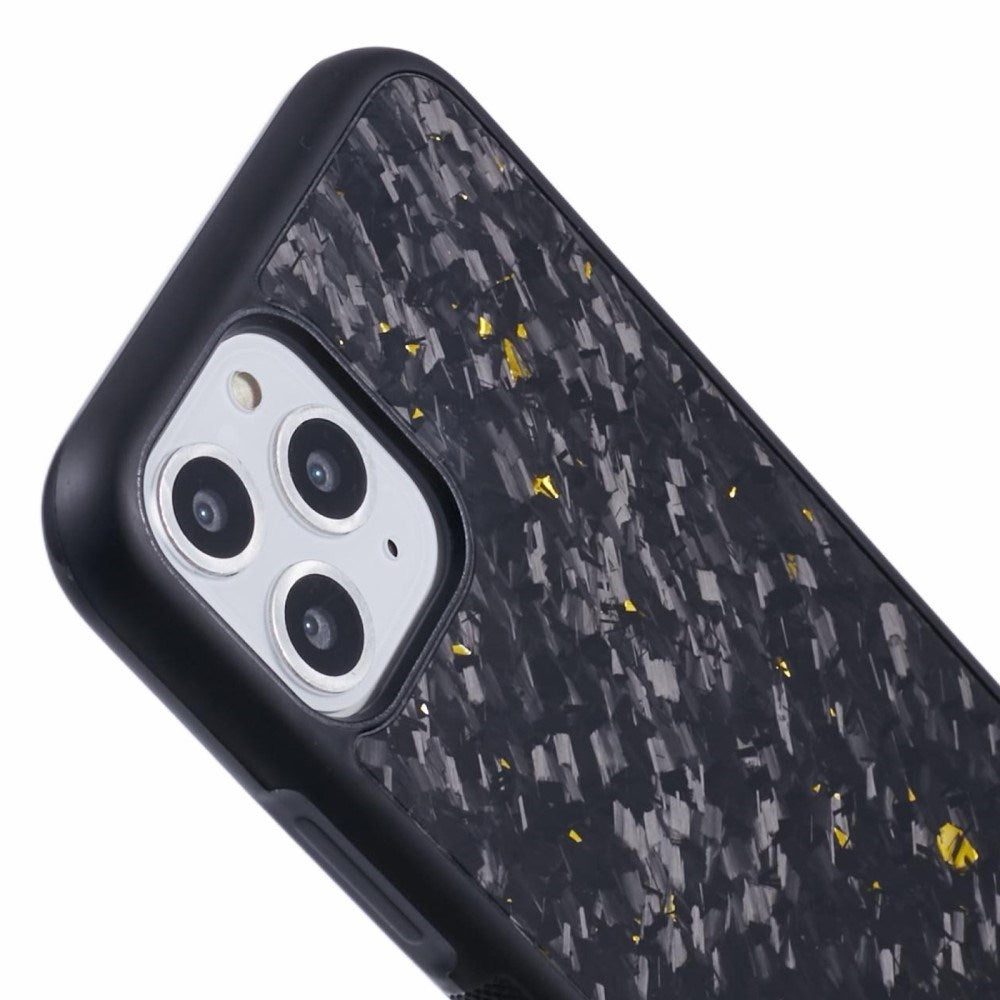 EIDERWOOD iPhone 11 Pro Deksel i Aramidfiber og Myk Plast - Gull