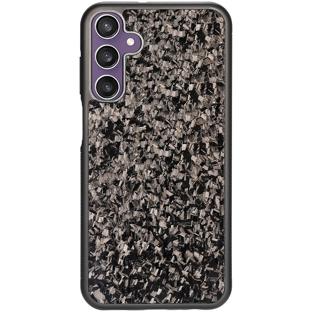 EIDERWOOD Samsung Galaxy S24 Non-Slip Carbon Deksel - MagSafe Kompatibel - Svart