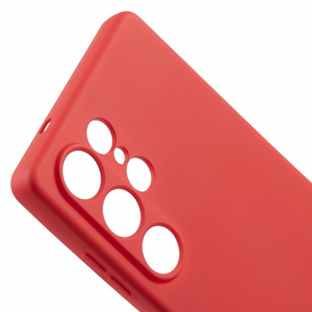 EIDERWOOD Samsung Galaxy S25 Ultra Fôret Fleksibelt Plast Deksel - Rød