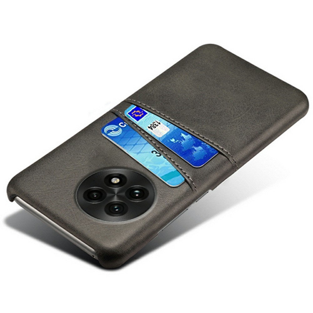 EIDERWOOD OnePlus 13 Kunstskinn Deksel m. Innebygd Kortholder - Svart