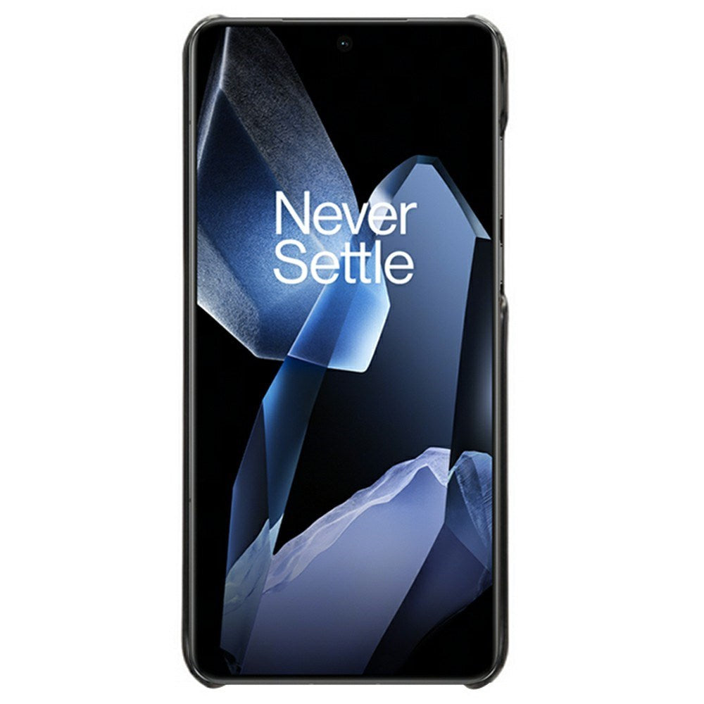 EIDERWOOD OnePlus 13 Kunstskinn Deksel m. Innebygd Kortholder - Svart