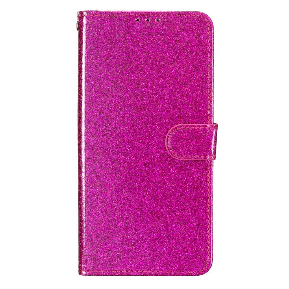 EIDERWOOD Samsung Galaxy A36 (5G) Flip Deksel m. Lommebok & Stropp - Glitter - Pink