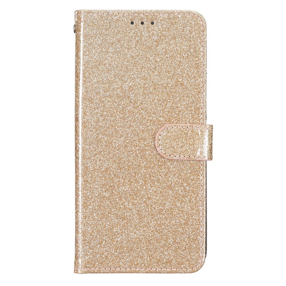 EIDERWOOD Samsung Galaxy A36 (5G) Flip Deksel m. Lommebok & Stropp - Glitter - Gull