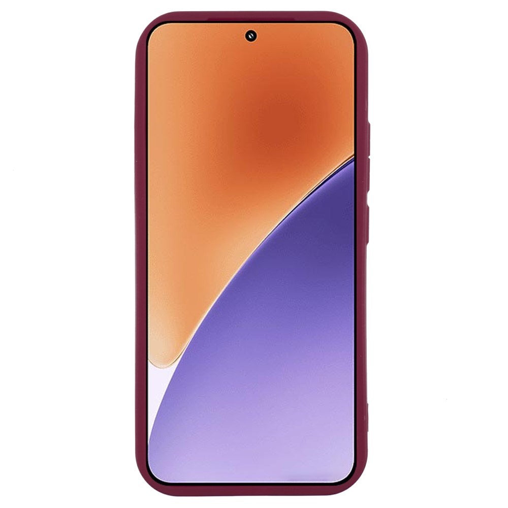 EIDERWOOD Xiaomi 15 Anti-Slip Fleksibelt Plast Deksel - Rød