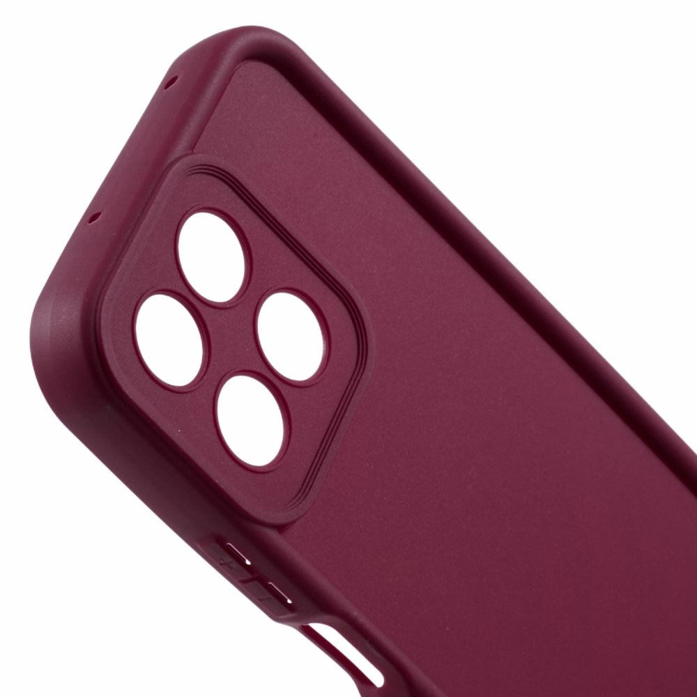 EIDERWOOD Honor 200 Smart Anti-Slip Fleksibelt Plast Deksel - Rød