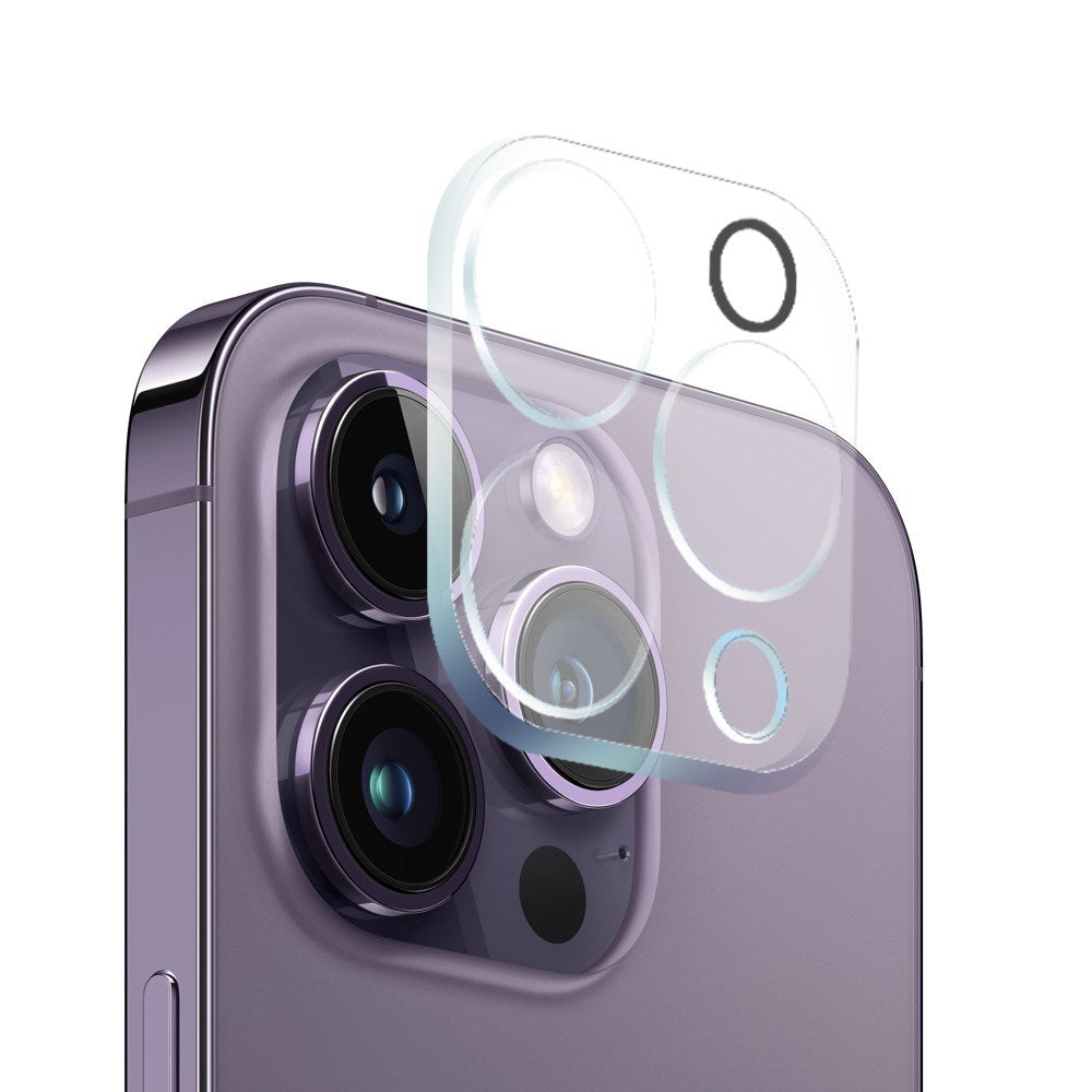 NORTHJO iPhone 14 Pro Max | 3-i-1 360° Beskyttelsessett med Deksel | Skjermbeskytter | Kameralinsebeskytter - Gjennomsiktig