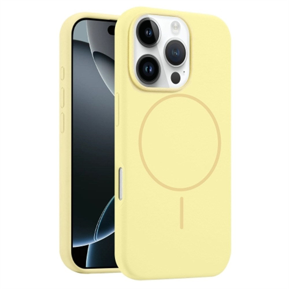 EIDERWOOD iPhone 16 Pro Max Silikon Deksel – MagSafe Kompatibel – Gul