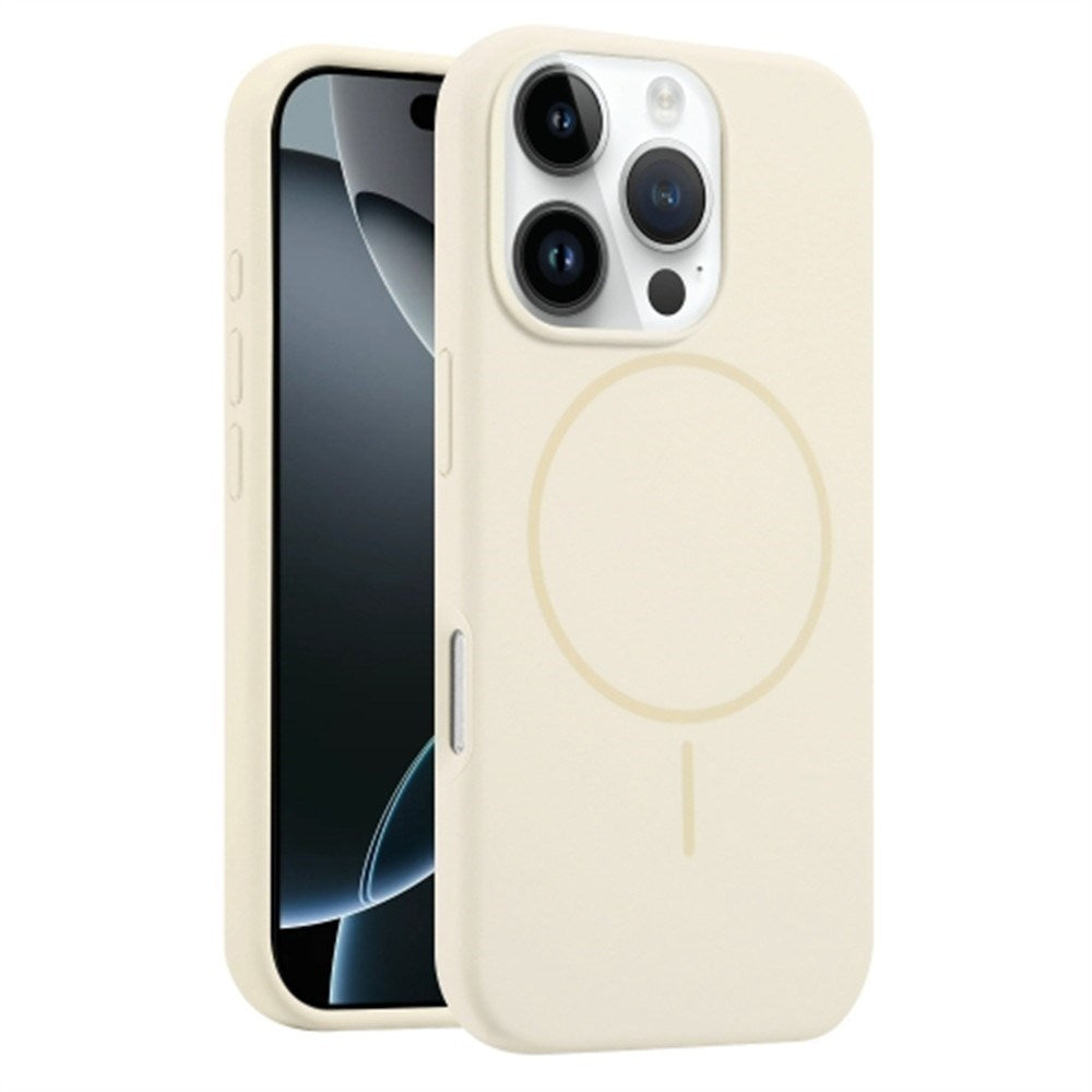 EIDERWOOD iPhone 16 Pro Max Silikon Deksel – MagSafe Kompatibel – Beige