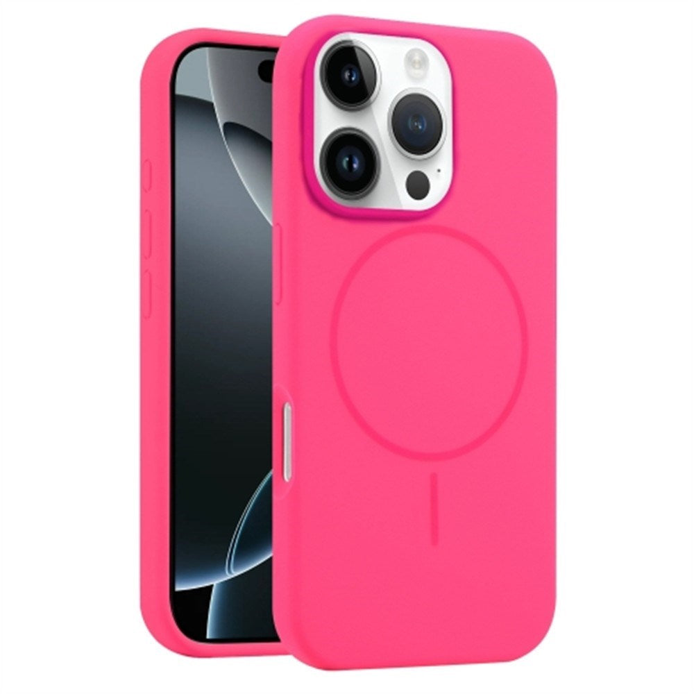 EIDERWOOD iPhone 16 Pro Max Silikon Deksel – MagSafe Kompatibel – Pink