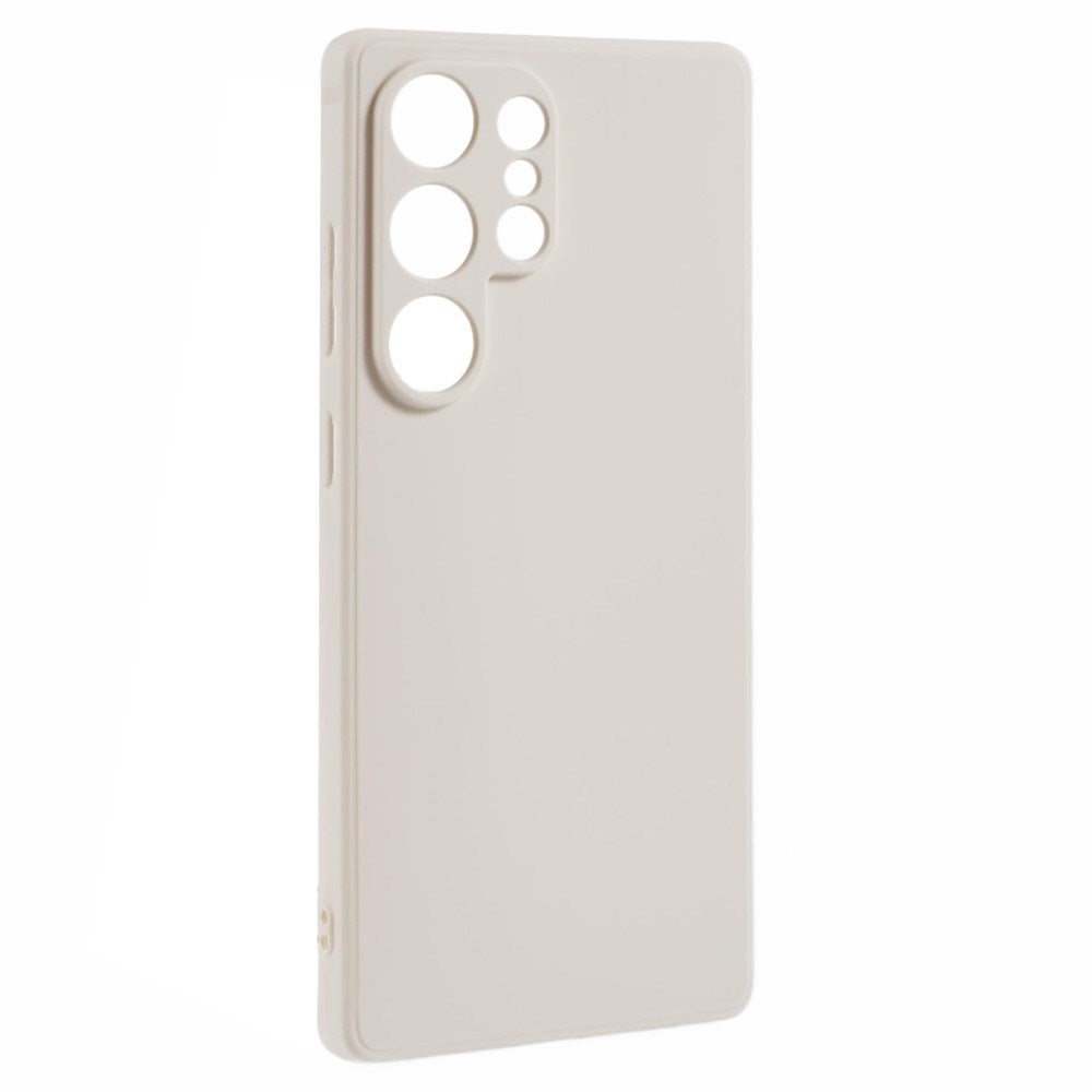 EIDERWOOD Samsung Galaxy S25 Ultra Fleksibelt Plast Shockproof Cover - Hvit