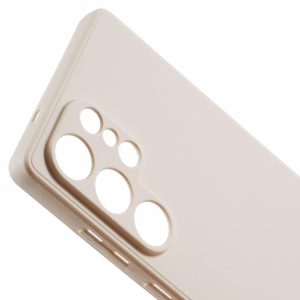 EIDERWOOD Samsung Galaxy S25 Ultra Fleksibelt Plast Shockproof Cover - Hvit