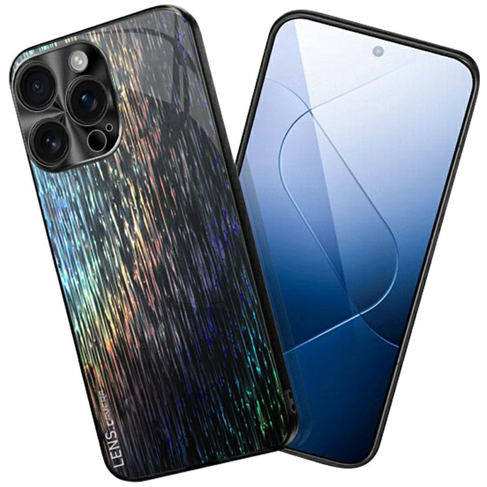 EIDERWOOD iPhone 16 Pro Max Reflekterende Hardt Plast Deksel - Svart