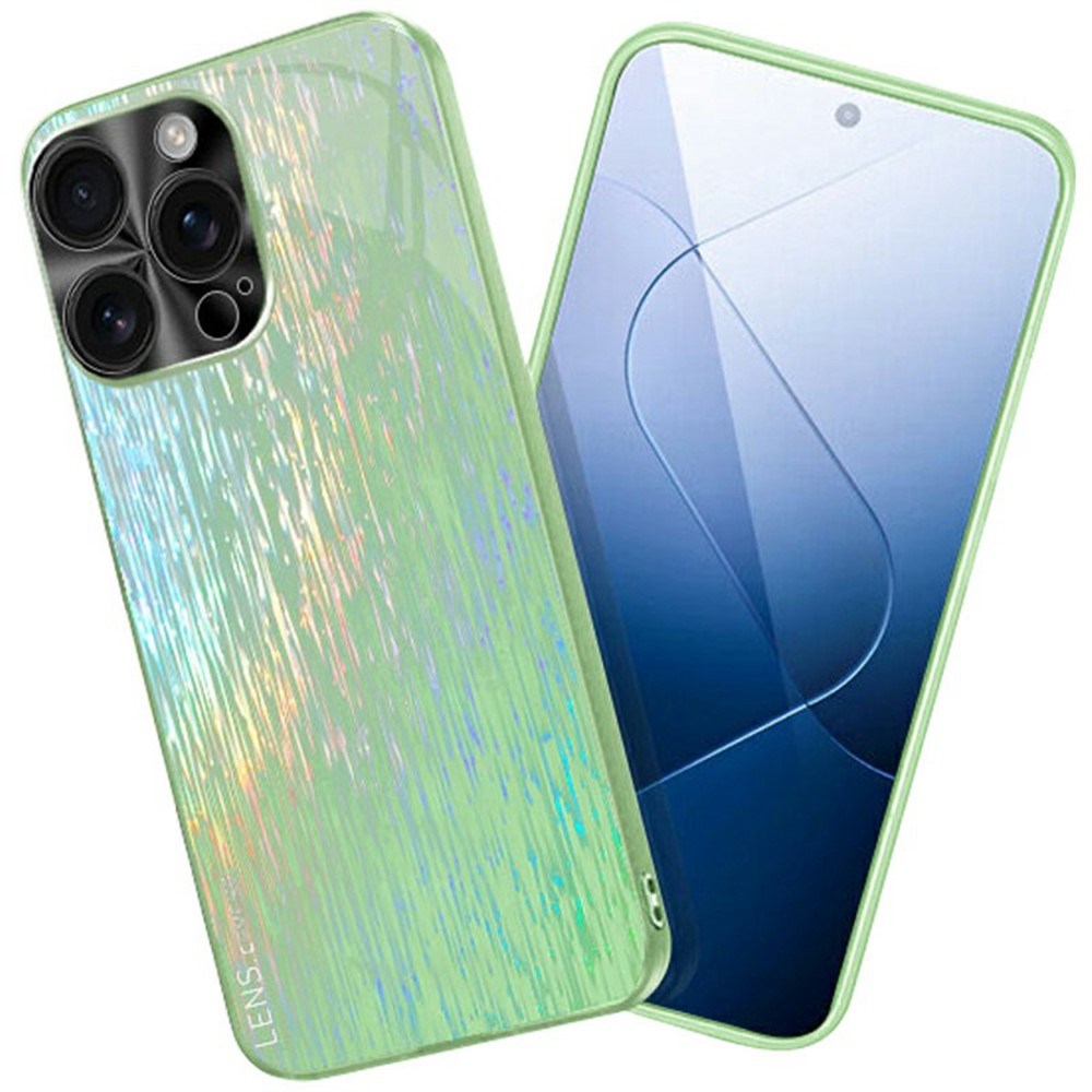 EIDERWOOD iPhone 16 Pro Max Reflekterende Hardt Plast Deksel - Grønn