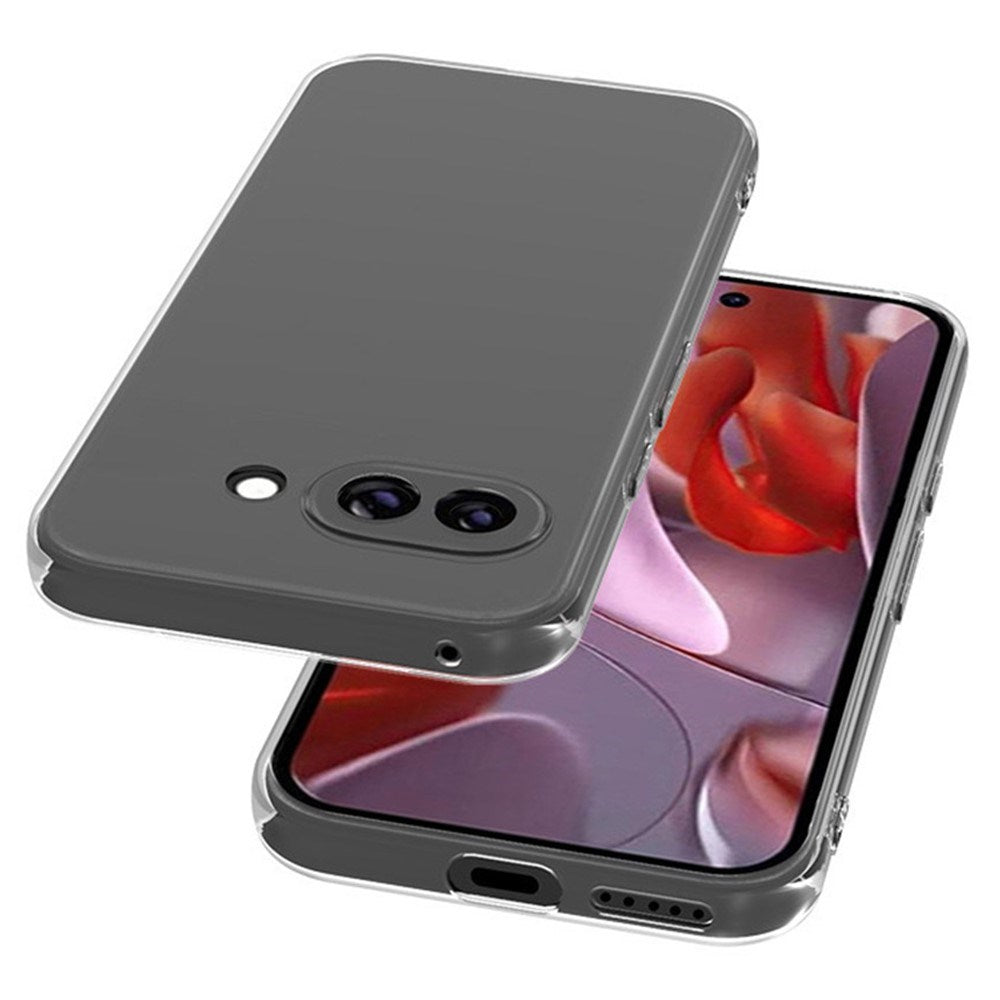 EIDERWOOD Google Pixel 9a Fleksibelt Plast Bak Deksel - Gjennomsiktig