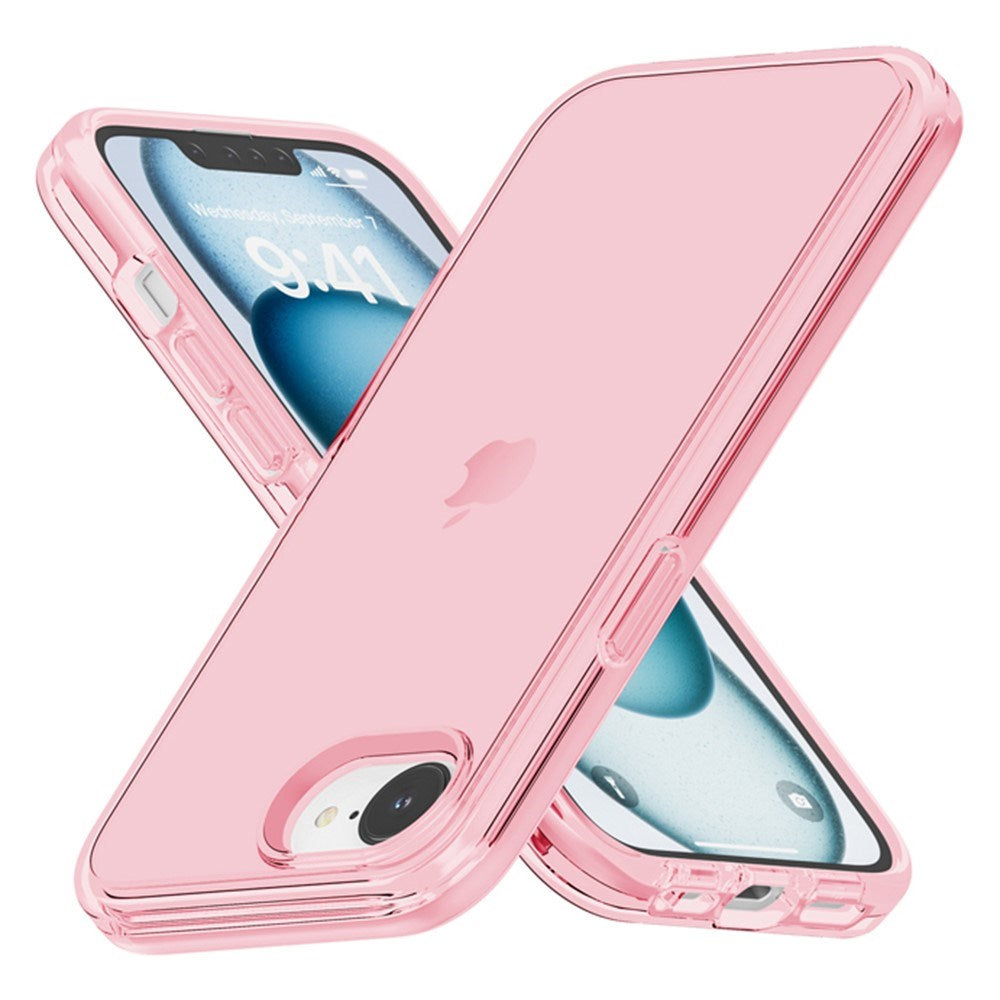 EIDERWOOD iPhone 16e Hybrid Plast Deksel - Gjennomsiktig / Rosa