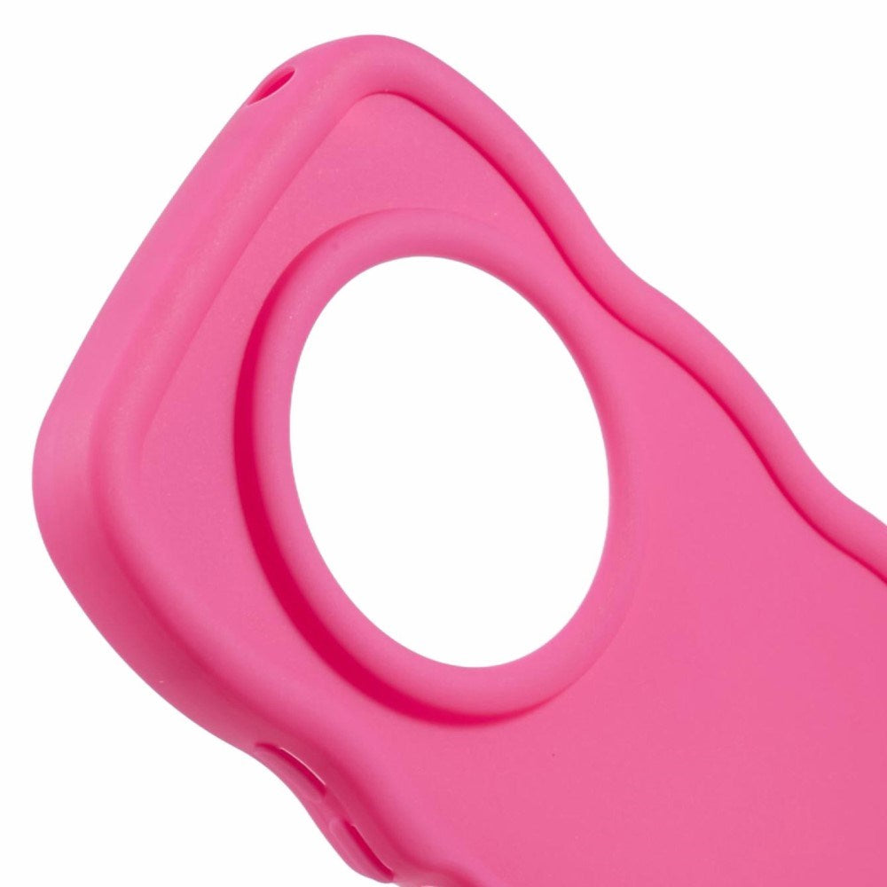 EIDERWOOD Xiaomi Redmi 14C Fleksibelt Plast Wavy Deksel - Pink
