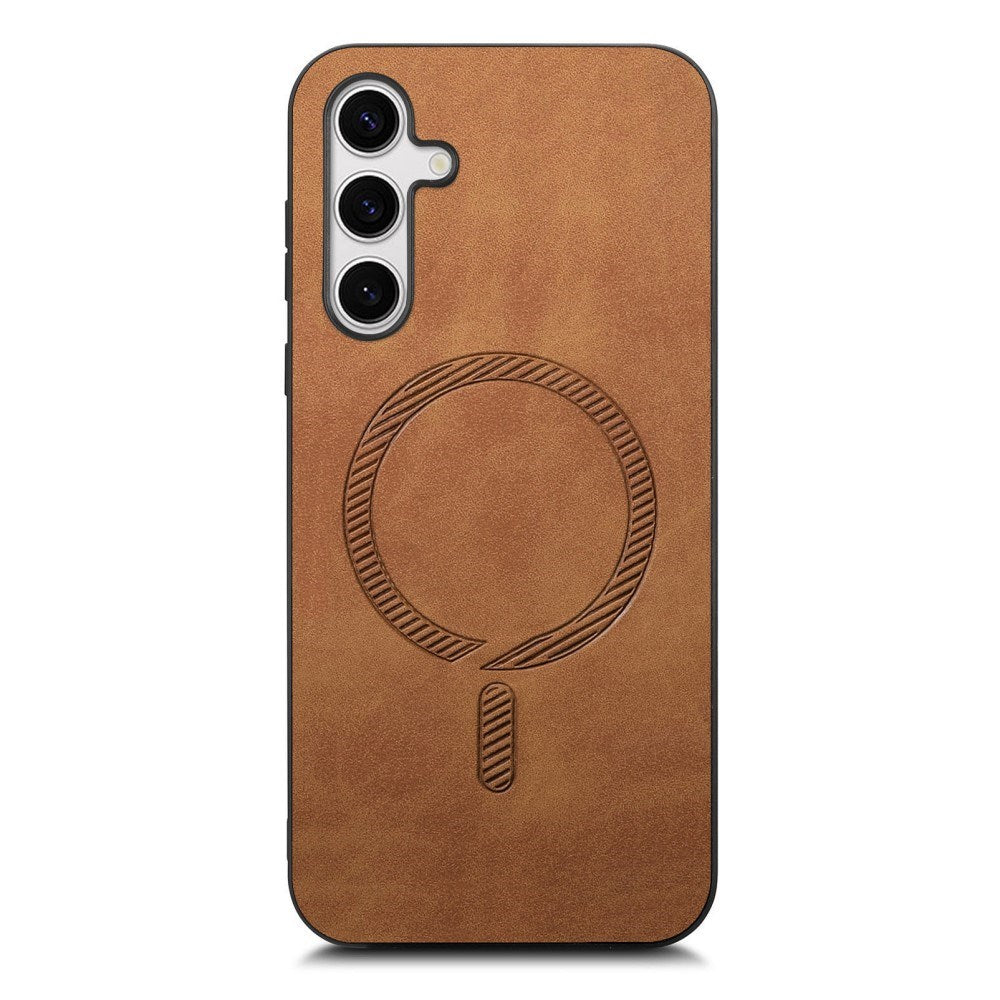 EIDERWOOD Samsung Galaxy S25 Kunst Skinn Deksel - MagSafe Kompatibel - Brun