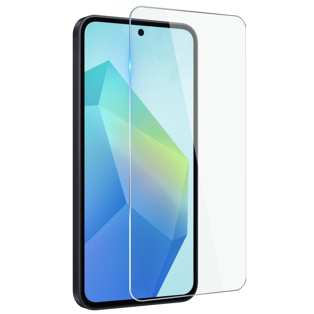Samsung Galaxy A56 (5G) 2-i-1 Fleksibelt Plast Deksel & Herdet Skjermbeskyttelsesglass - Gjennomsiktig