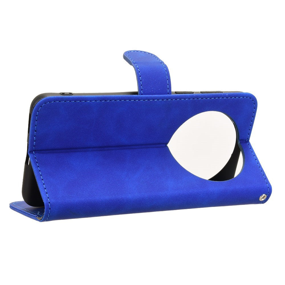 EIDERWOOD Huawei Mate 70 Kunstskinn Flip Deksel m. Kortholder & Ståfunksjon - Blå