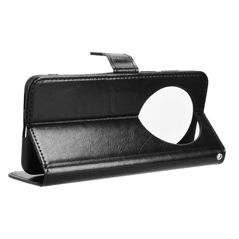 EIDERWOOD Huawei Mate 70 Pro+ / 70 Pro Kunstskinn Flip Deksel m. Strop - Svart